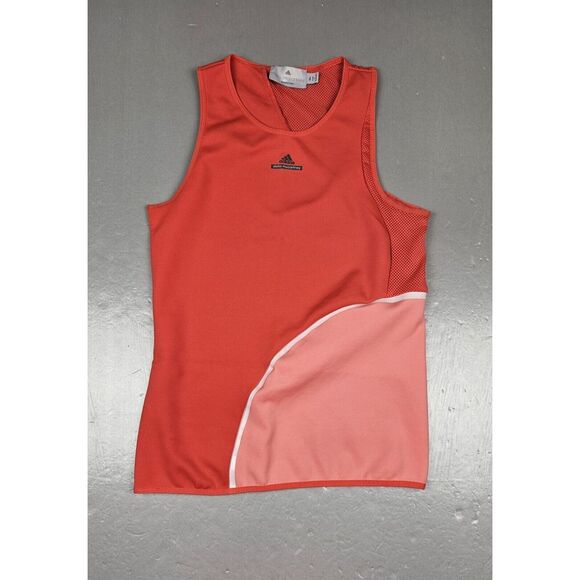 Adidas‎ x Stella McCartney Tank Top Womens Large. Barricade Pink Orange Athletic - Picture 1 of 6